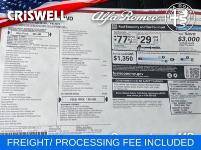 2024 Alfa Romeo Tonale TONALE Ti EAWD