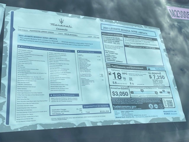 2023 Maserati Levante Modena