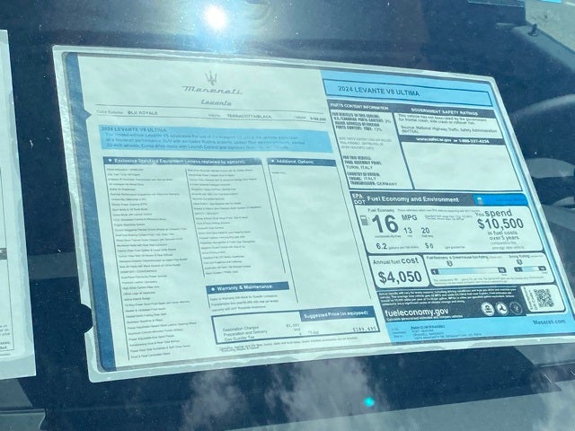 2024 Maserati Levante Trofeo