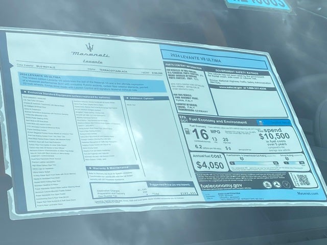 2024 Maserati Levante Trofeo