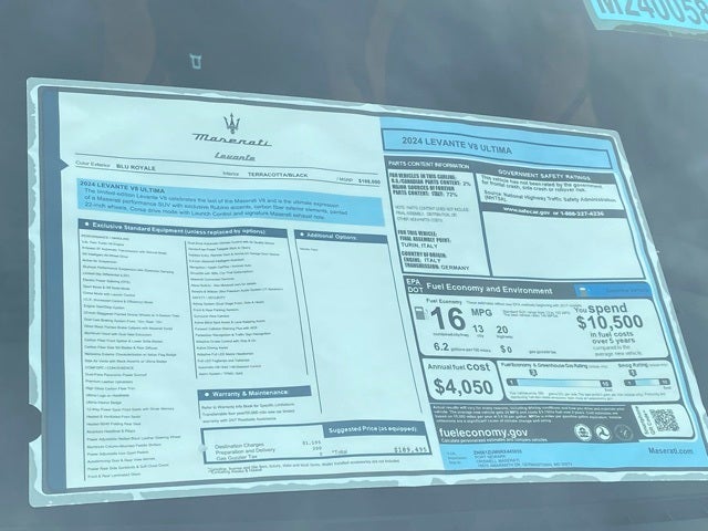 2024 Maserati Levante Trofeo